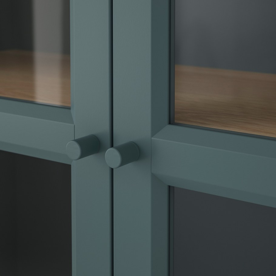 Шкаф Билли серо бирюзовый