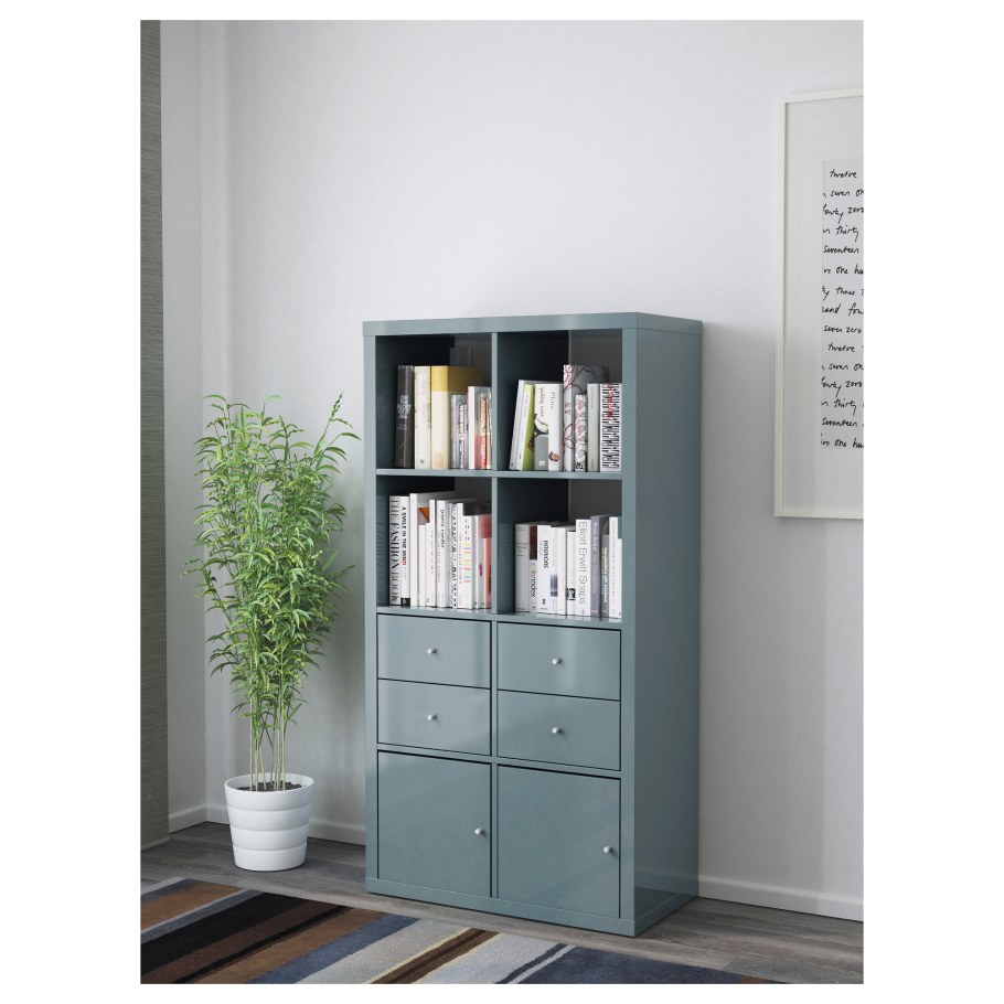 Стеллаж бирюзовый