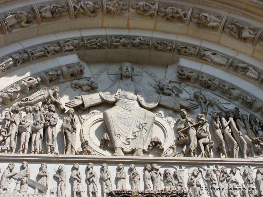 Тимпан церкви ла Мадлен в Везле