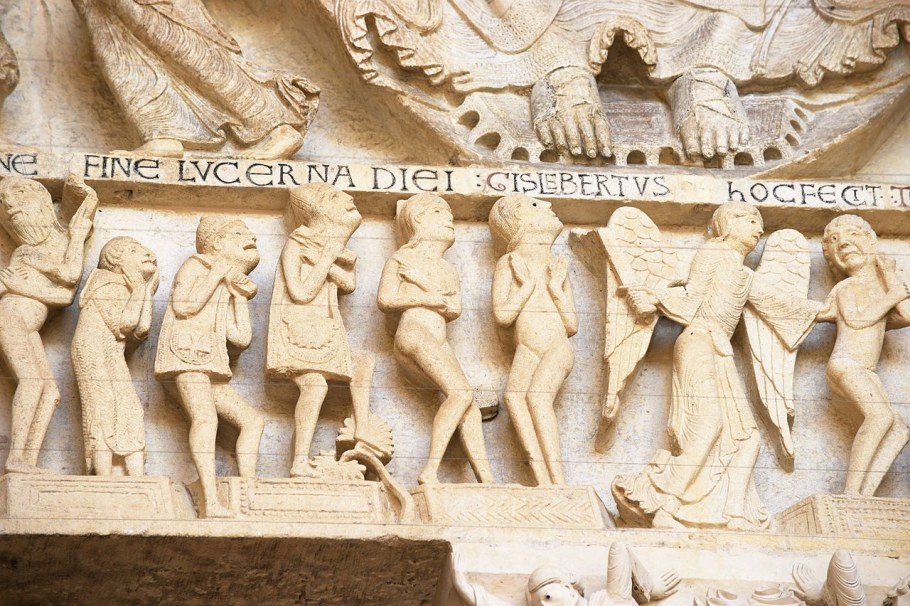 Тимпан собора сен-Лазар в Отене 1120 1146 гг Франция