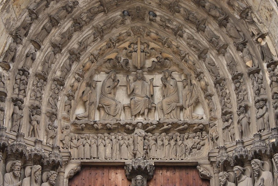 Шартрский собор тимпан