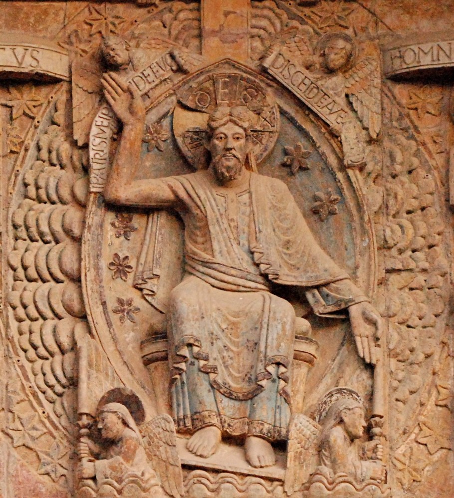 Романская скульптура тимпан