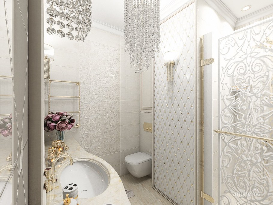 Санузла для офиса современный стиль