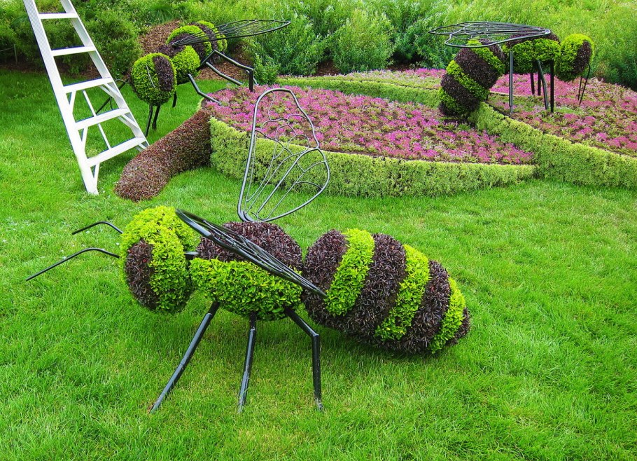 Топиари улитка Садовая