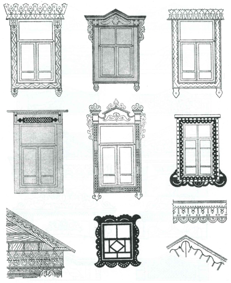 Элементы фасада обрамление окон