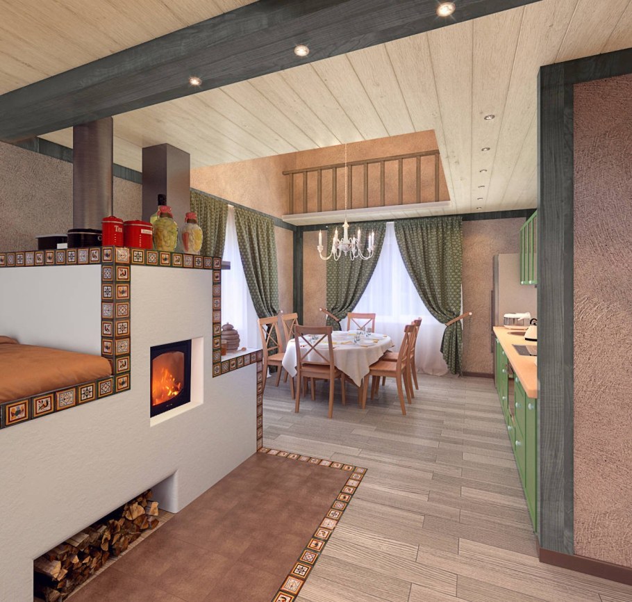 Tiny House с односкатной крышей