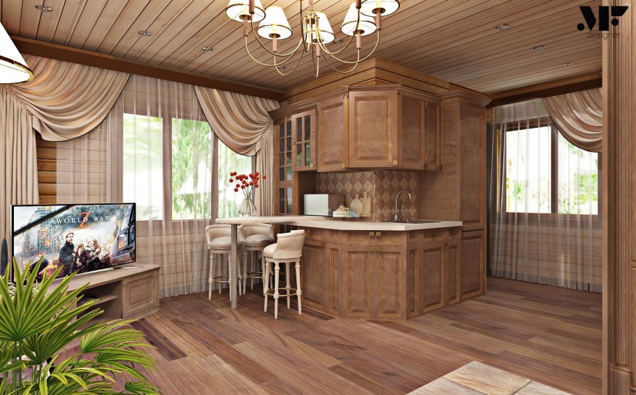 Перепланировка загородного дома внутри