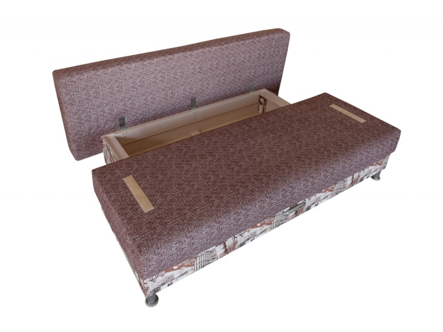 Диван еврокнижка "стиль" 734, тик-так, пружинный блок, без подлокотников