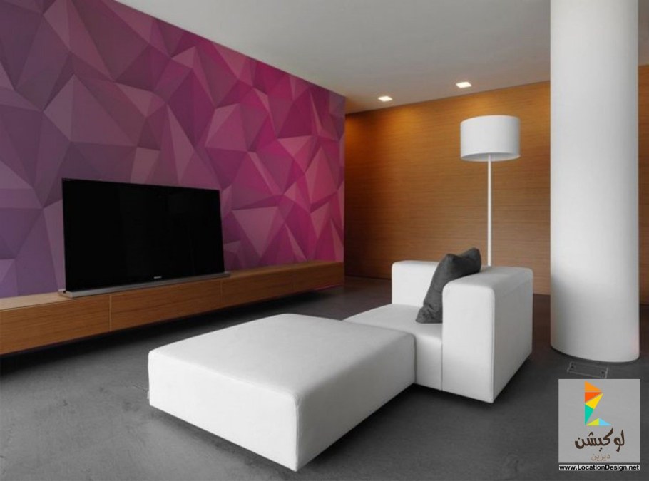 Покраска стен дизайн 3 д