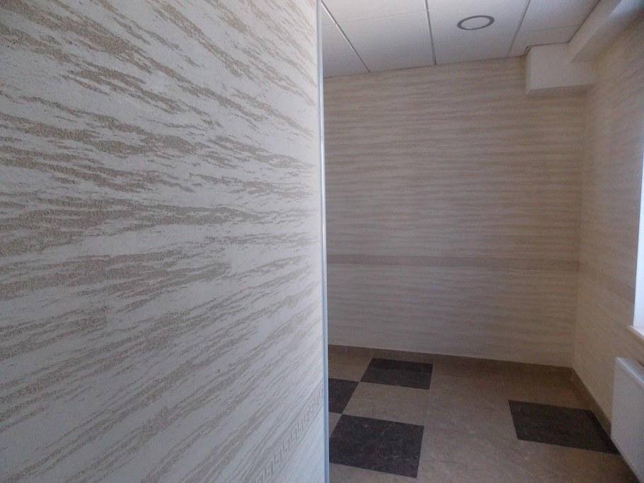 Фактурная штукатурка в корид