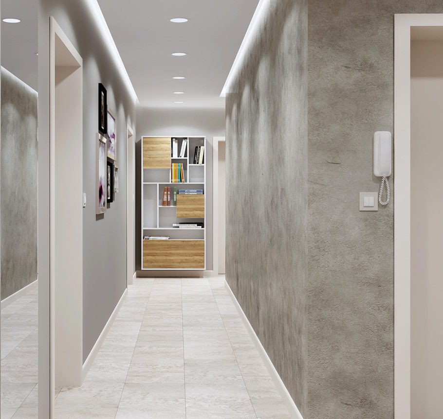 Декоративная штукатурка вкоредоре