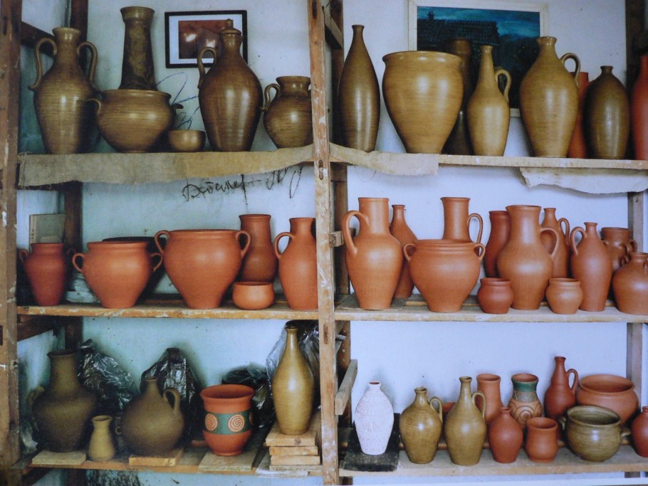 Кружка из глины