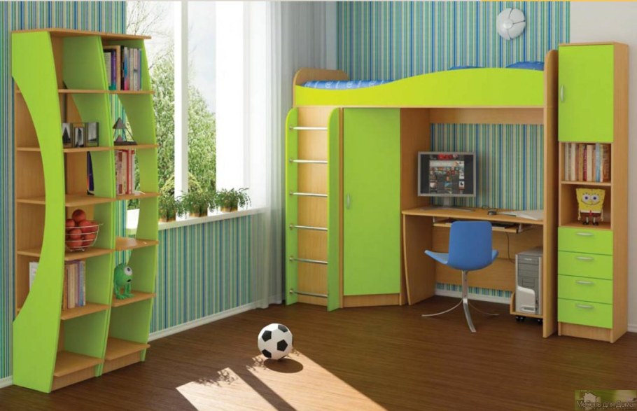 Комплект детской мебели Ника арт д2зл