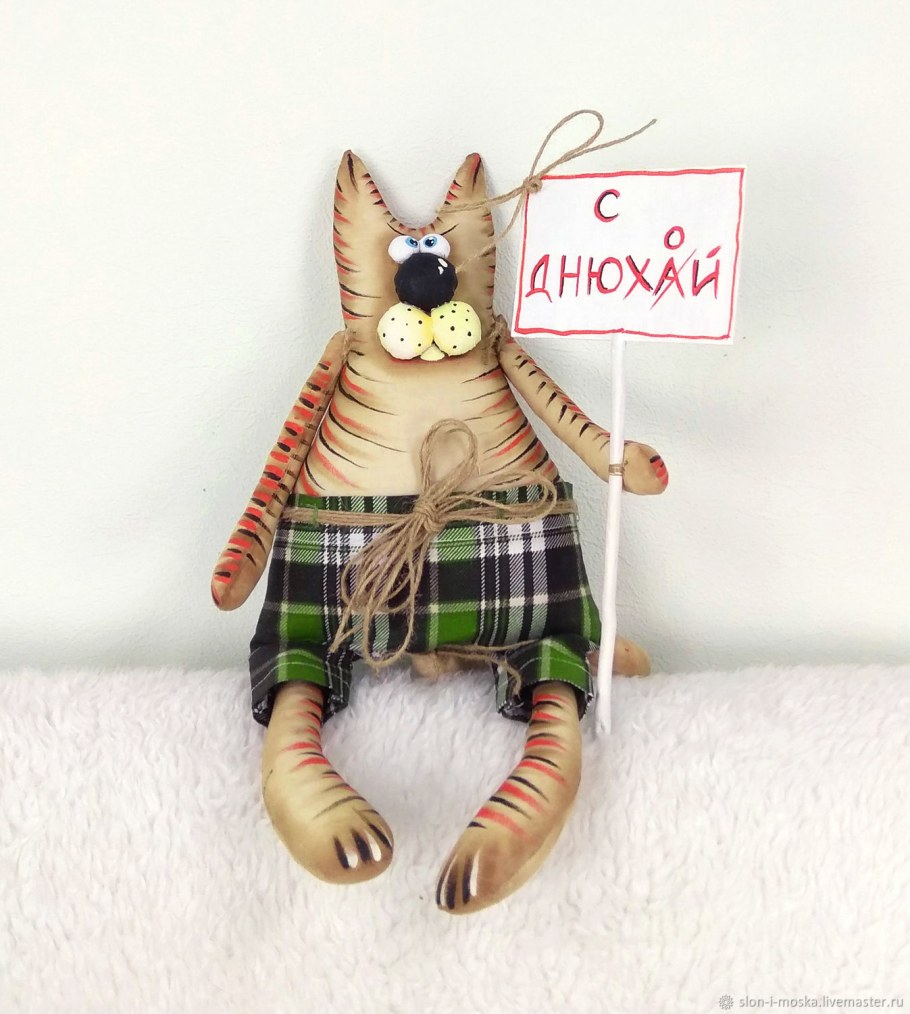 Интерьерная игрушка заяц