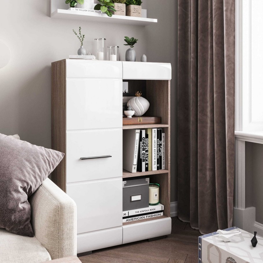 Стенка лазурит Летиция белая