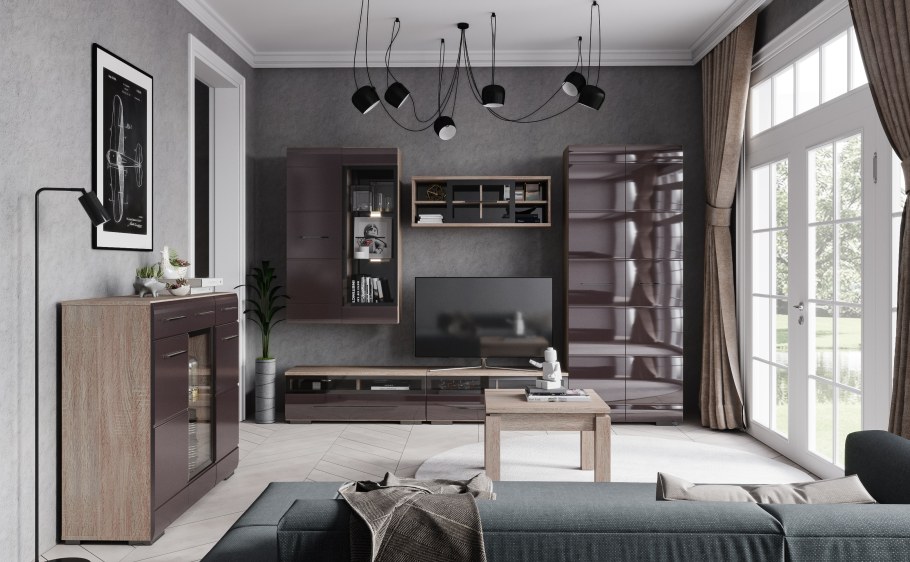 Стенка Летиция фабрика лазурит