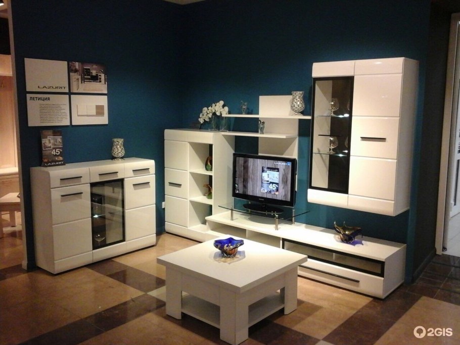 Гостиная лазурит Летиция белая