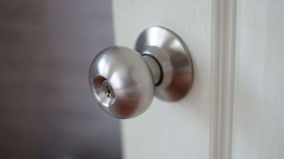 Двери с круглыми ручками в интерьере