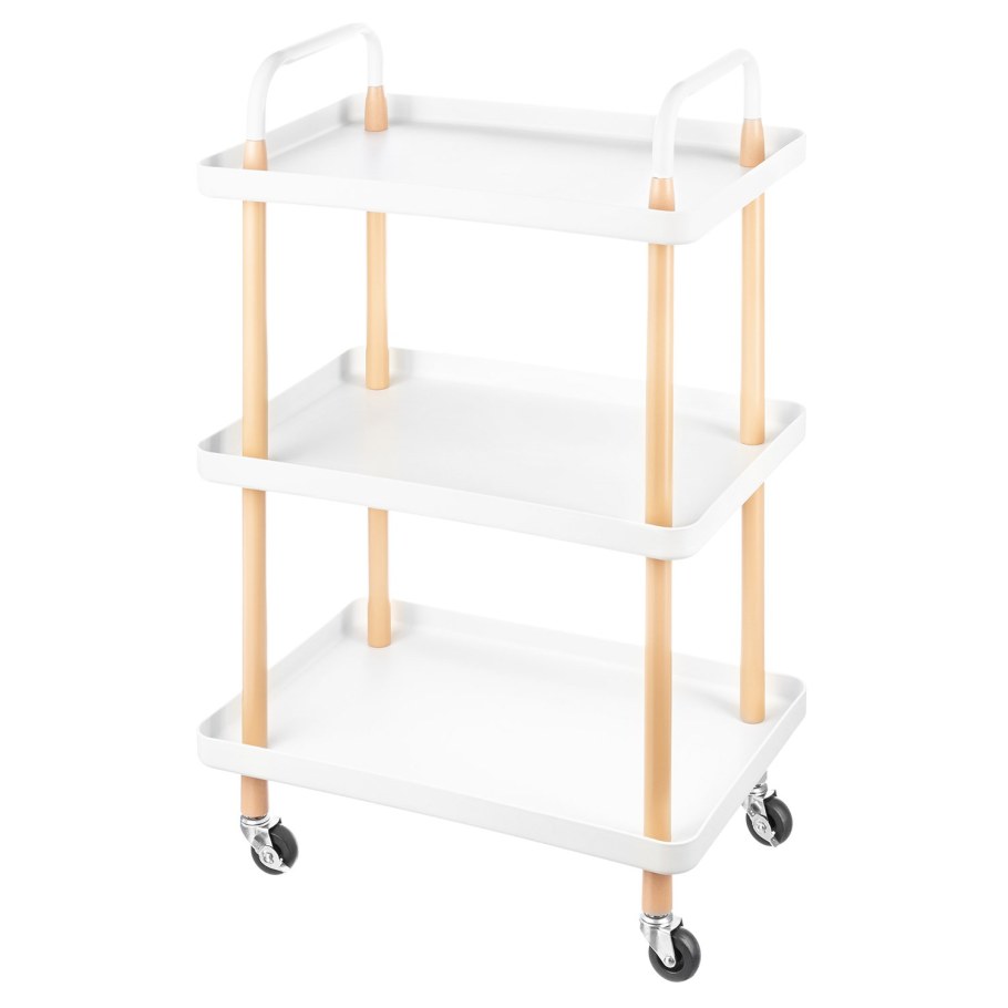 Этажерка на колесиках с 4 ярусами 40 12 85 см jej