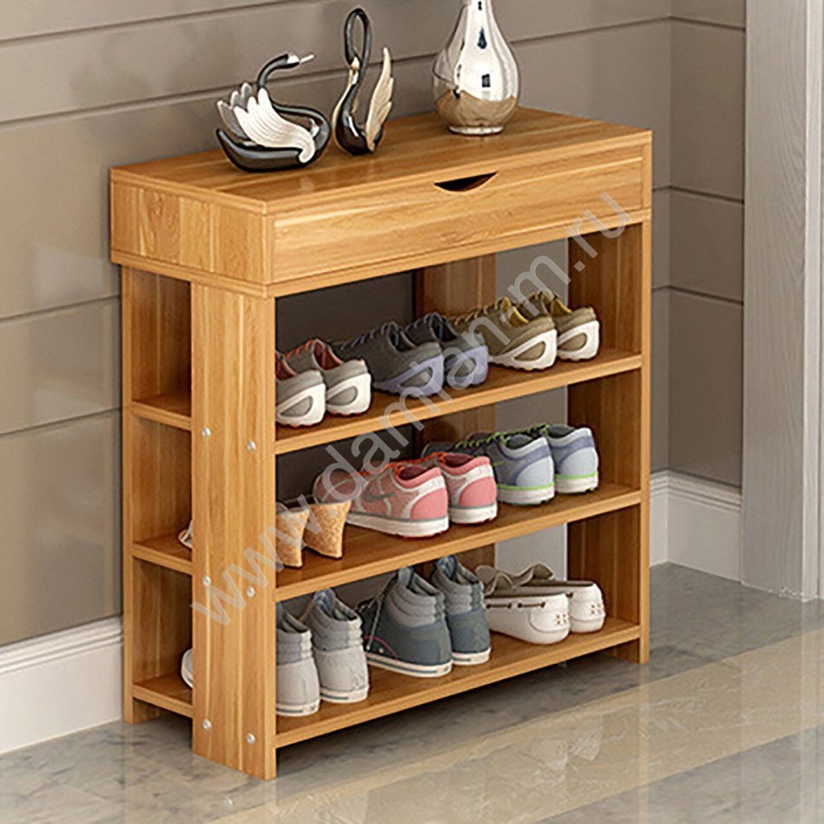 Стеллаж из стремянки