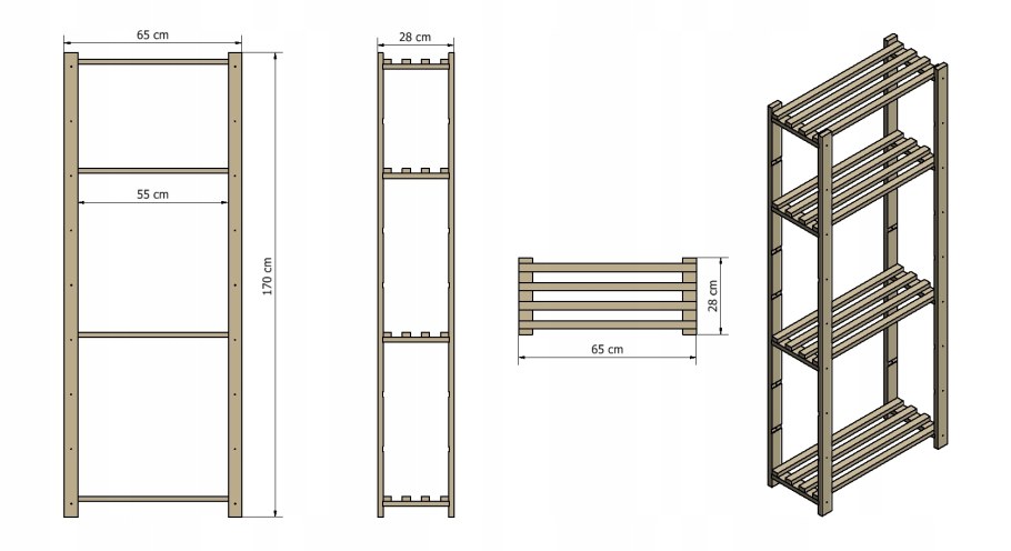 Комод пластиковый с ящиками Knit 4х10л на колесах белый Curver 228597