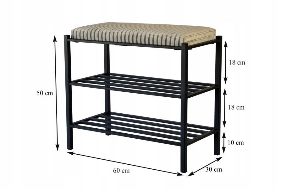 Этажерка Джулия 3 полки узкая на колесиках с12415