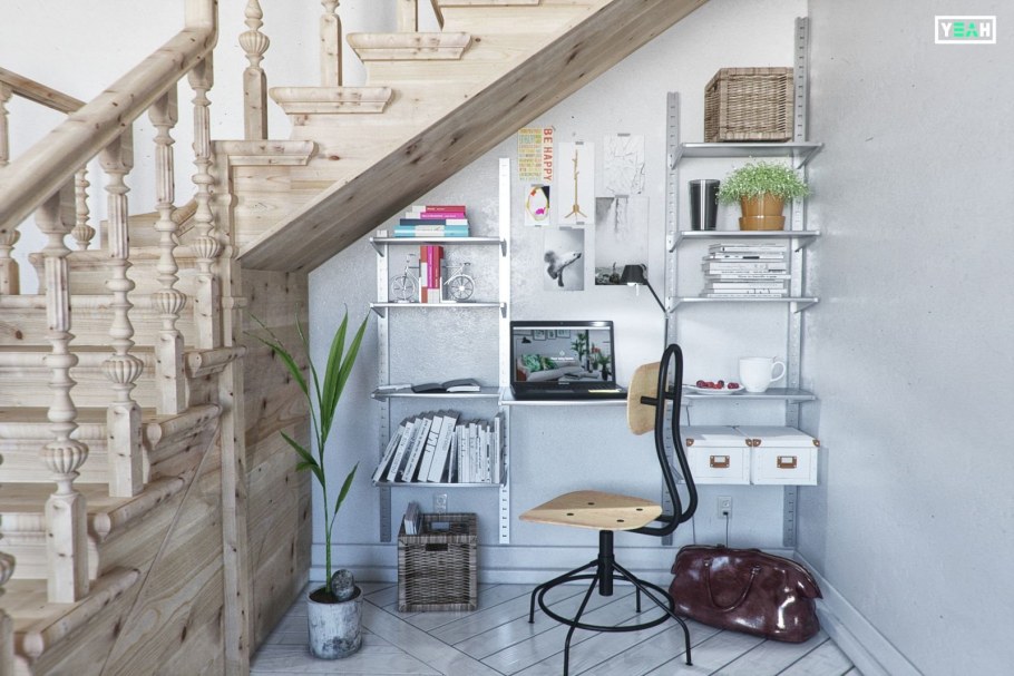 Деревянная лестница