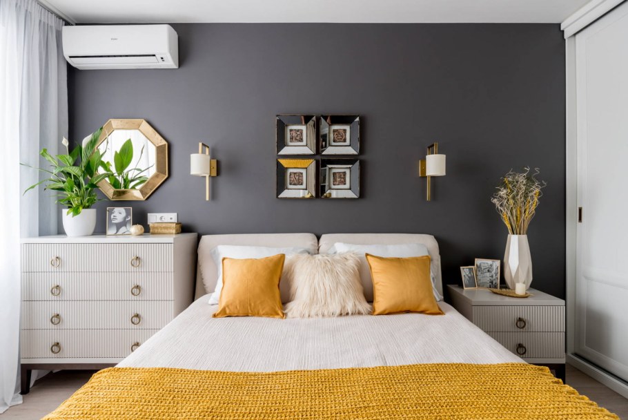 Цветовые решения для маленькой спальни
