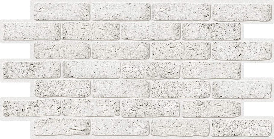 Панель листовая ПВХ "лофт белый" 960х480 Кронапласт