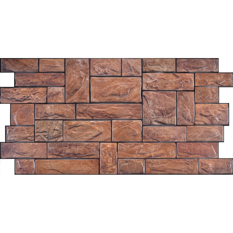 Панель ПВХ регул Декокам кирпич