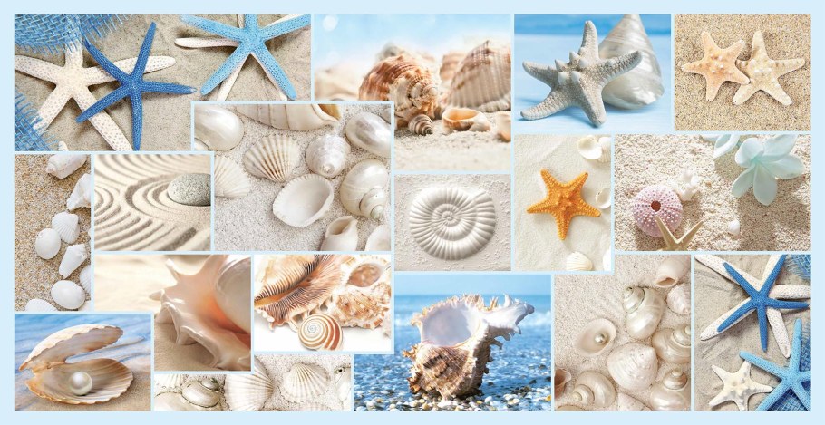 Панель ПВХ мозаика пляж 955*480мм