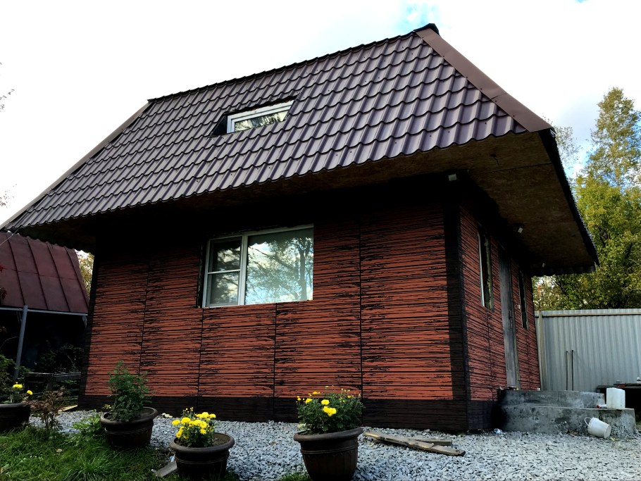 Сайдинг Юпласт бежевый Корабельный брус