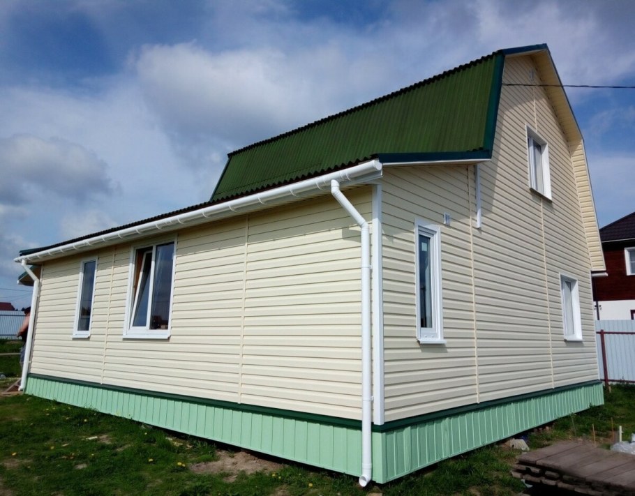 Фасад "виниловый сайдинг" docker