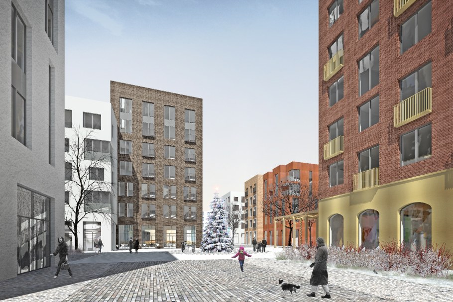 Навес к зданию