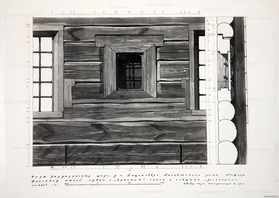 Часовня Петра и Павла, д. Насоновщина (Волкостров). Обмер памятника