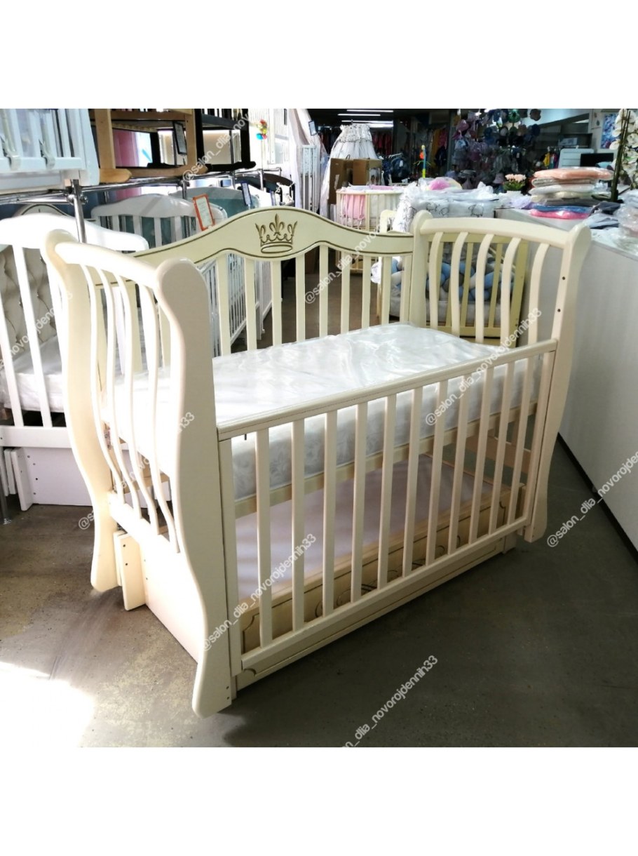 Подростковая кровать с бортиком классика 160х80