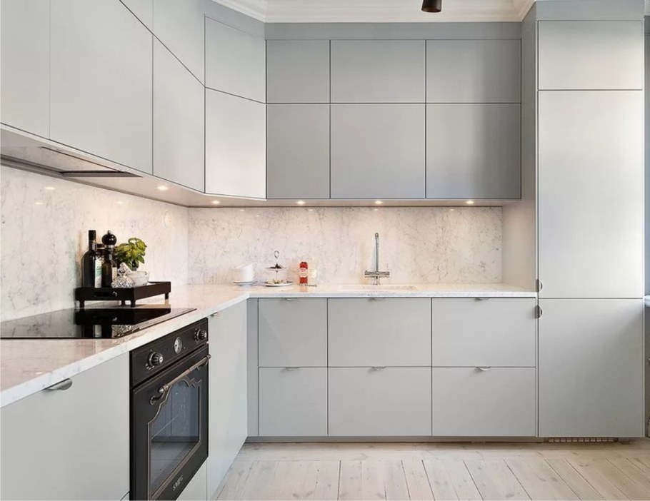 Кухня икеа до потолка