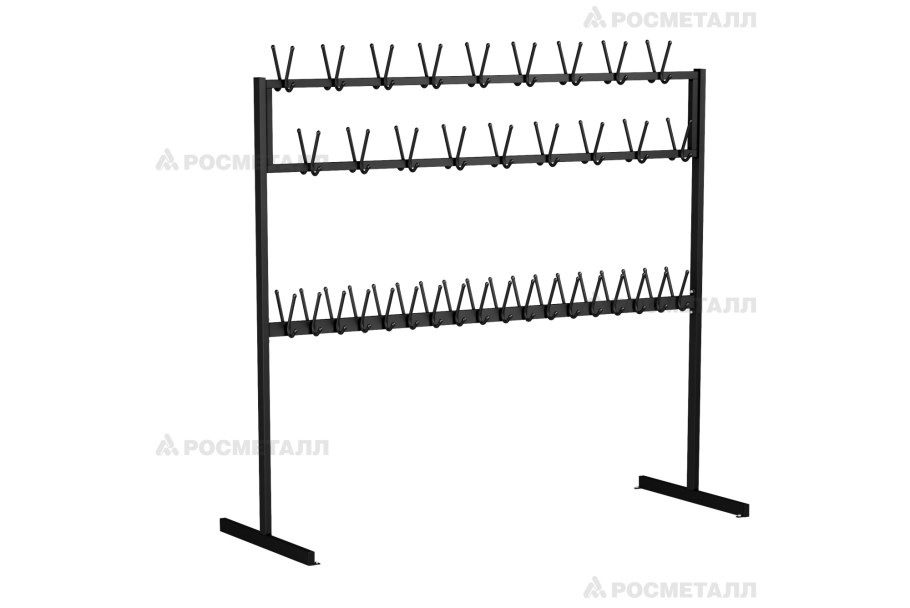 Вешалка напольная 2-сторонняя на 18 мест Витал
