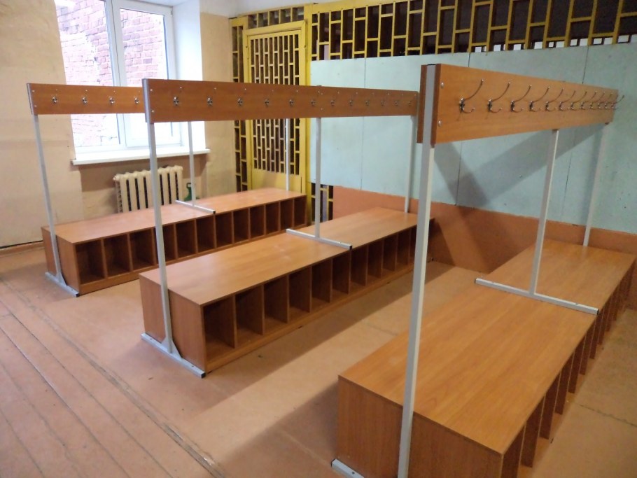 Вешалка гардеробная (вг90-6/с/а/ч серый,медный антик,черный) 15528