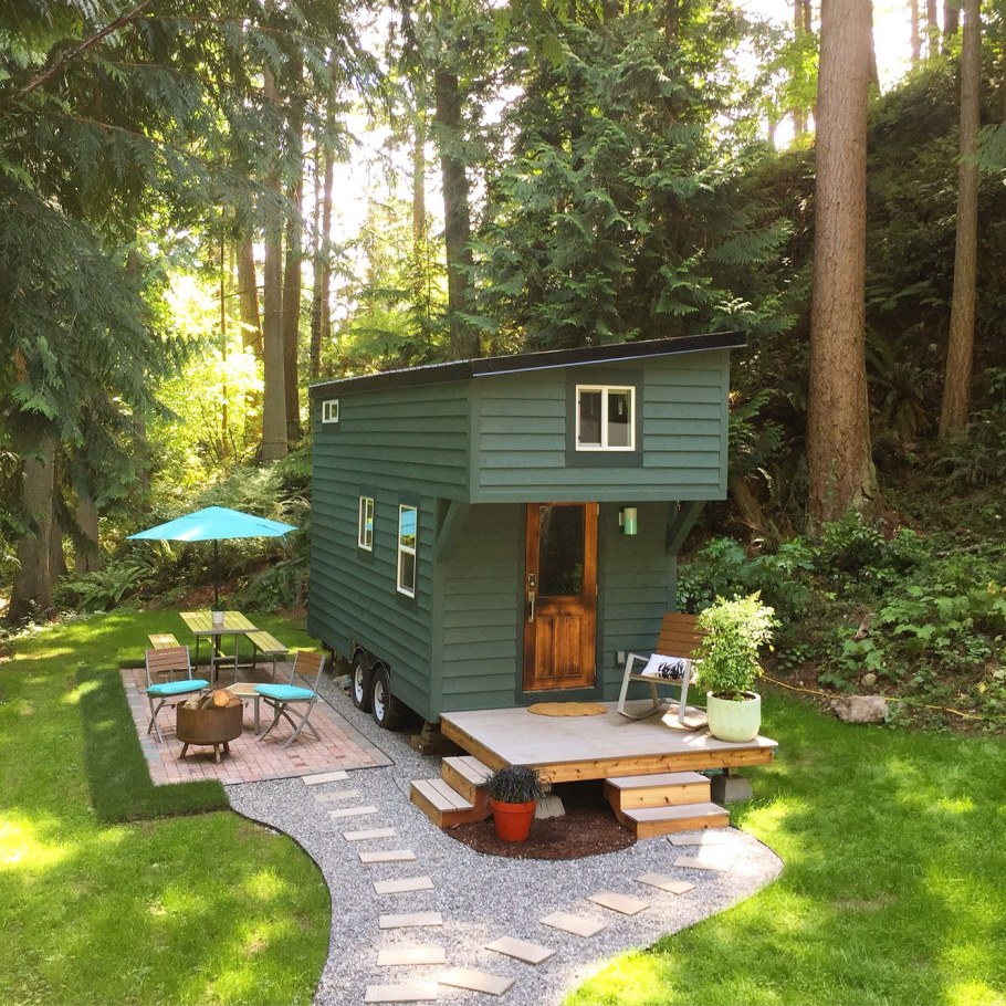 Мини-домик "tiny House" с кухней 7х4.8м