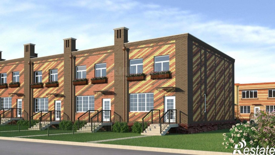 Проекты двухэтажных таунхаусов