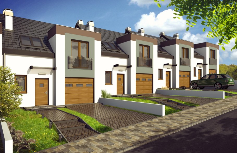 Двухэтажный таунхаус