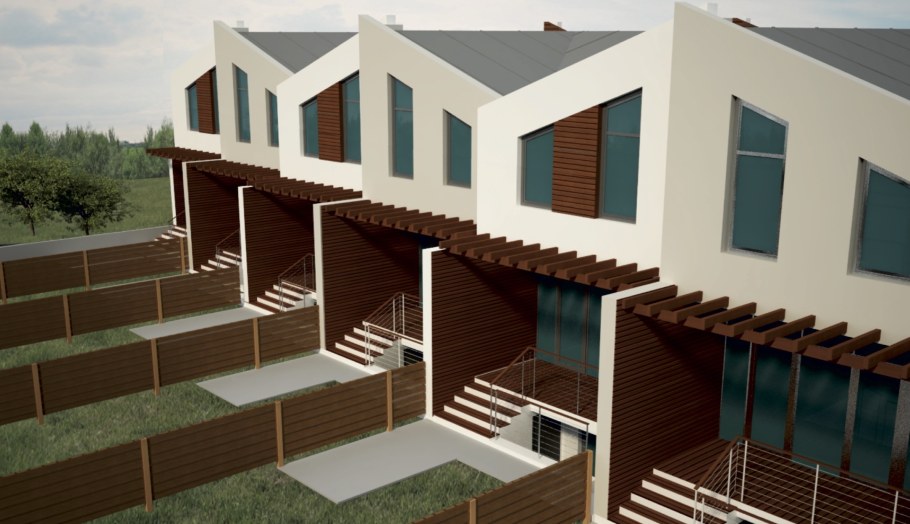 Терраса к таунхаусу