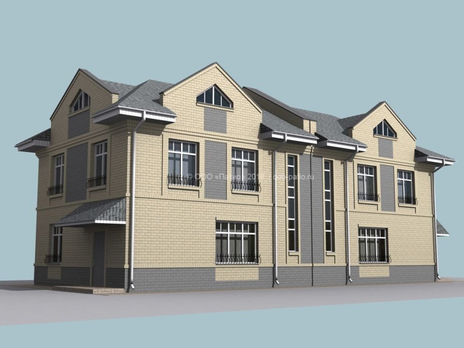 Двухэтажный таунхаус