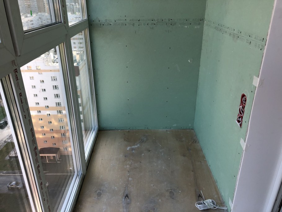 Отделка лоджии