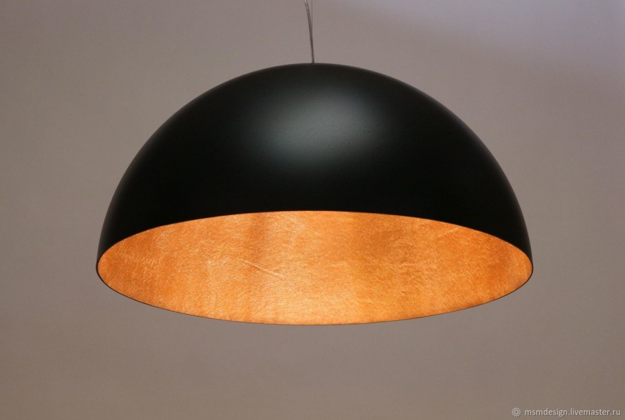 Светильник подвесной купольный полусфера е27 лофт