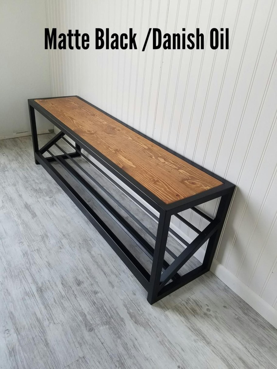 Стеллаж из профильной трубы 20х20 лофт для MYSKIN