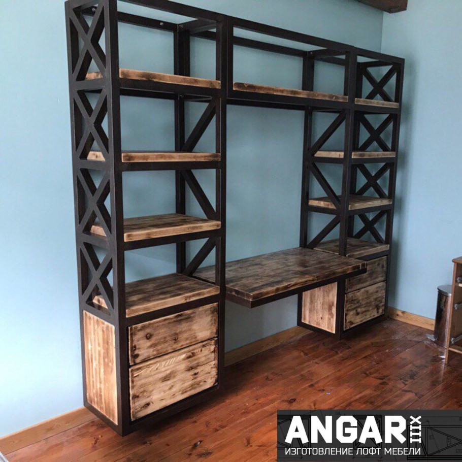 Журнальный стол Wood Steel Liverpool