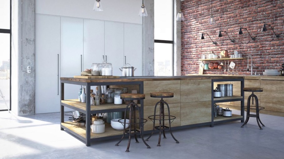 Этажерка в стиле лофт