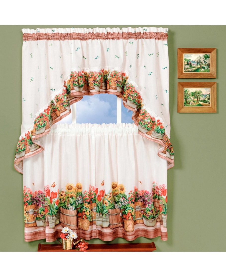 Шторы для маленьких деревенских окон